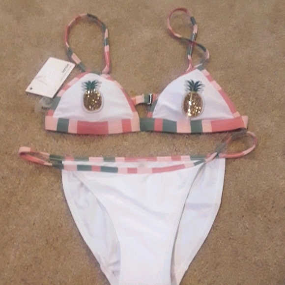Kensie Other - NWT Kensie Pineapple Bikini